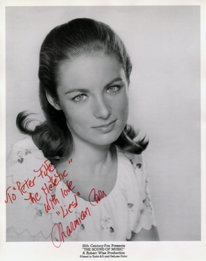 signed photograph of charmian carr
